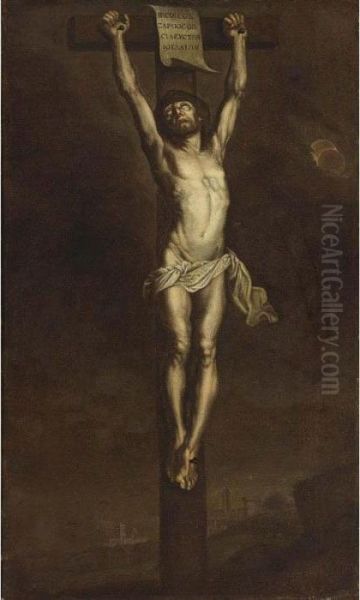 Christ On The Cross Oil Painting by Sir Anthony Van Dyck