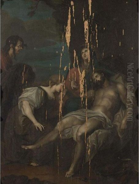 The Lamentation Oil Painting by Sir Anthony Van Dyck