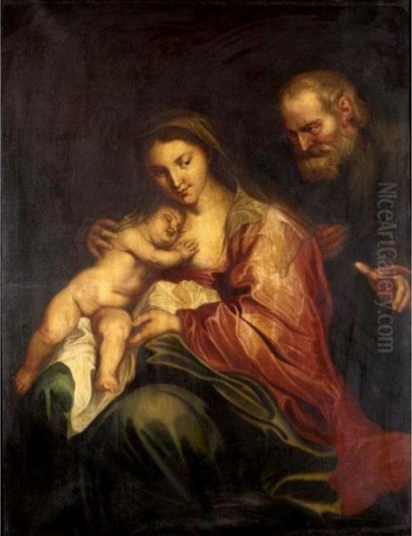 The Rest On The Flight Into Egypt Oil Painting by Sir Anthony Van Dyck