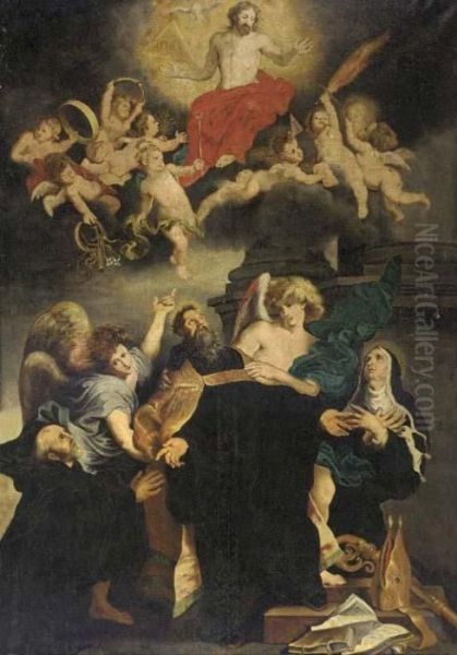 The Ecstasy Of Saint Augustine Oil Painting by Sir Anthony Van Dyck