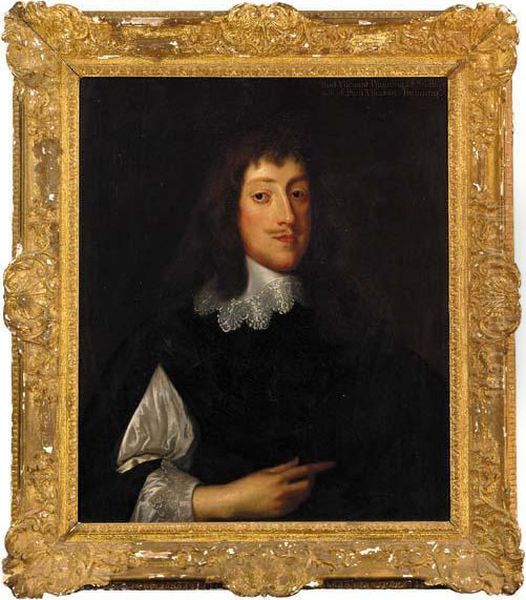 Portrait Of Paul Viscount Bayning Oil Painting by Sir Anthony Van Dyck