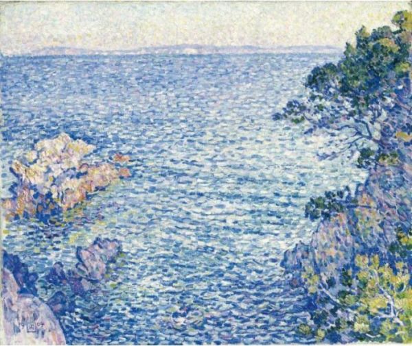 La Pointe Du Rossignol, I Oil Painting by Theo van Rysselberghe