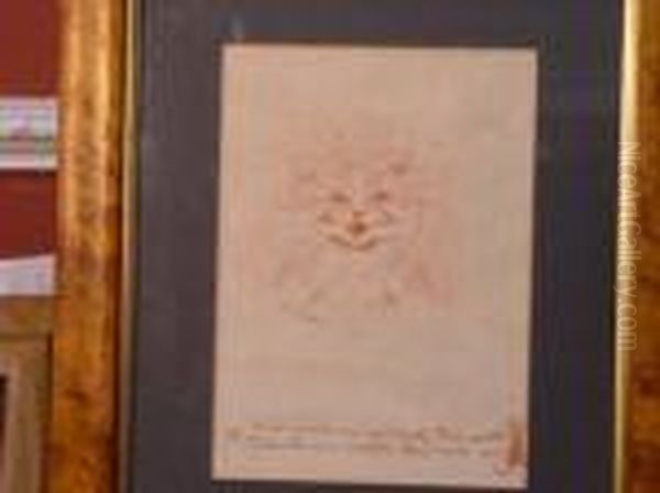 Those With Feelings Wondrous Kind Can Love Withkittens Even Blind Oil Painting by Louis William Wain