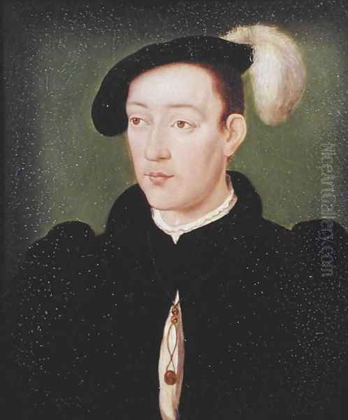 Dauphin Francois de France (1518-36) Oil Painting by Corneille De Lyon