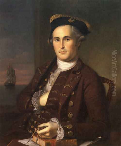 Mordecai Gist Oil Painting by Charles Willson Peale