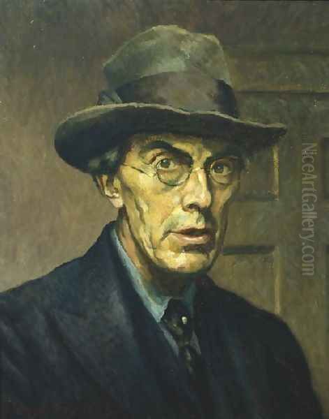 Self Portrait Oil Painting by Roger Fry