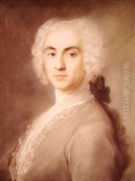 Portrait of a Man Oil Painting by Rosalba Carriera