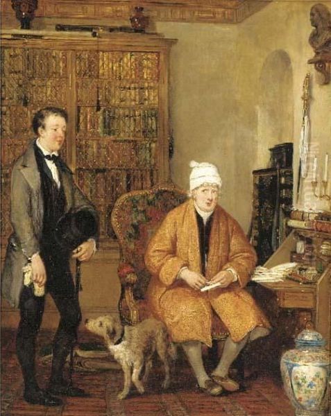 The Letter Of Introduction Oil Painting by Sir David Wilkie