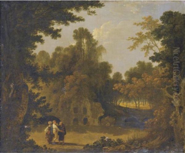 The Hermitage Oil Painting by Richard Wilson