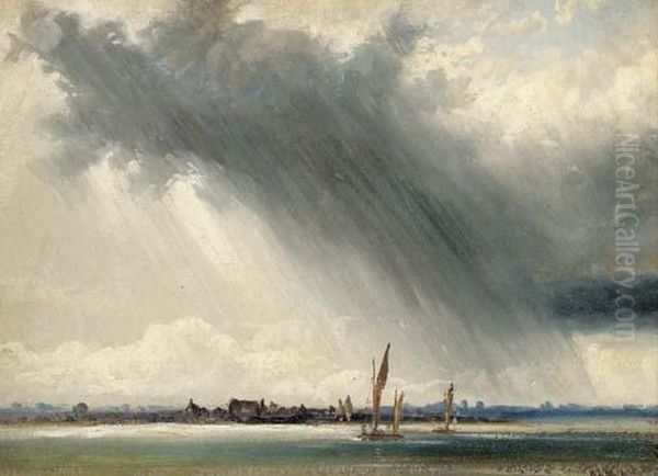 An Approaching Squall Oil Painting by William Lionel Wyllie