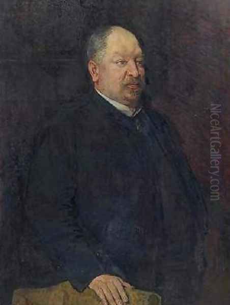 Portrait of Mr. Camille Laurent Oil Painting by Theo van Rysselberghe