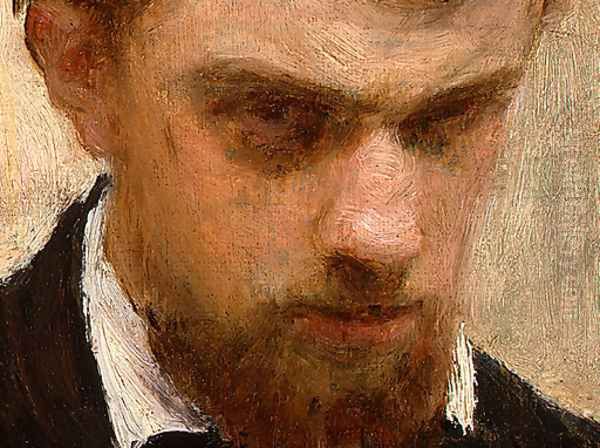 Self-Portrait [detail: 3] Oil Painting by Ignace Henri Jean Fantin-Latour