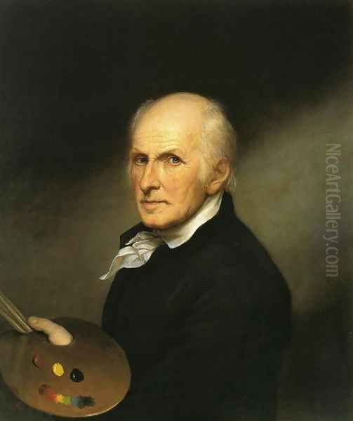 Self Portrait I Oil Painting by Charles Willson Peale