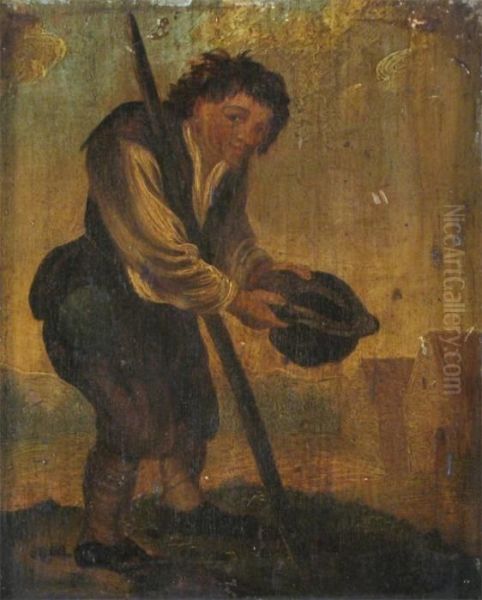 The Beggar Oil Painting by Thomas Barker of Bath