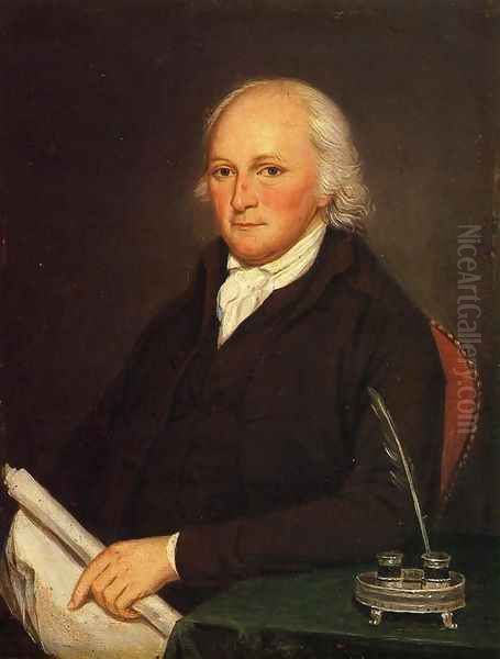 Portrait of Edmund Physick Oil Painting by Charles Willson Peale