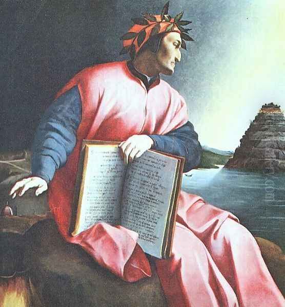 Allegorical Portrait of Dante 1530 Oil Painting by Italian Unknown Masters