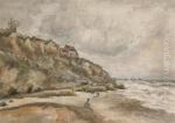 Thorpe And Southwold Cliffs, Suffolk Oil Painting by Thomas Gainsborough