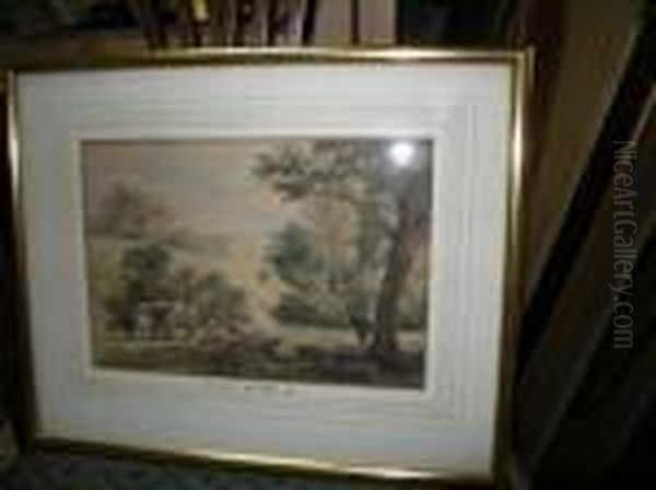 Shrublandfrom Diana Hill Oil Painting by Thomas Gainsborough