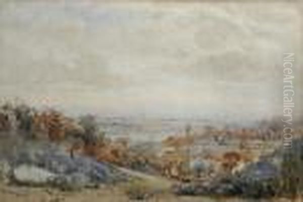 Autumn Onthe Deben Oil Painting by Thomas Gainsborough