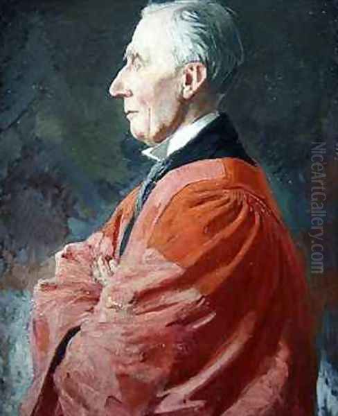 Portrait of HAL Fisher Oil Painting by William Nicholson