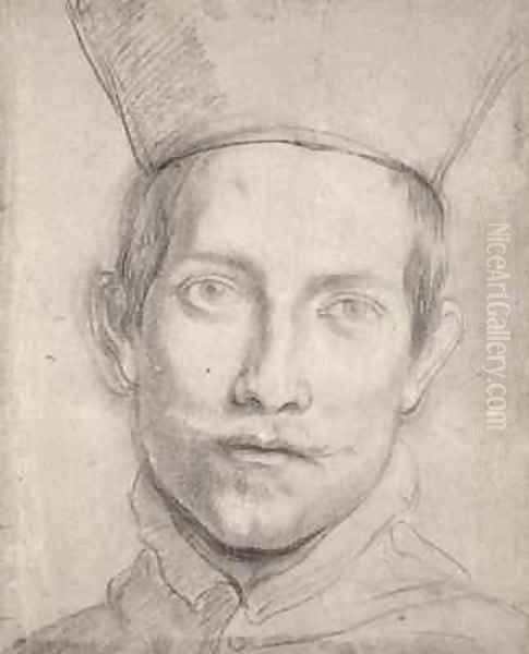 Portrait of a Cardinal Oil Painting by Domenico Zampieri (Domenichino)