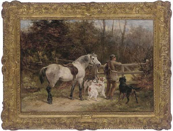 The Gamekeeper's Son Oil Painting by James Jnr Hardy