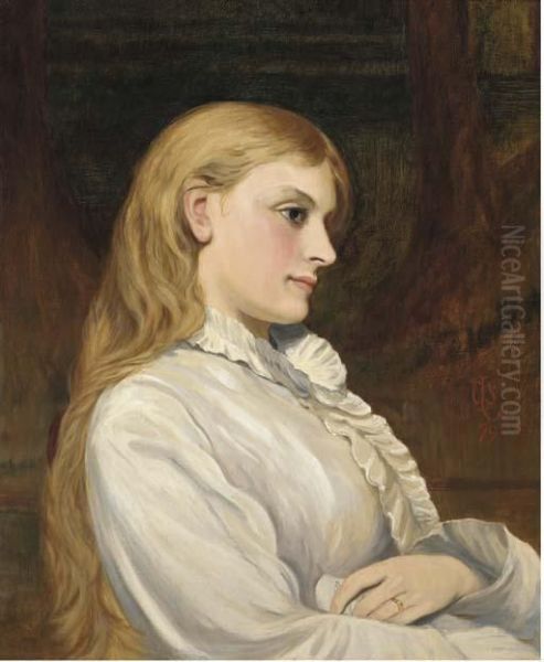 The Love Letter Oil Painting by Charles Sillem Lidderdale