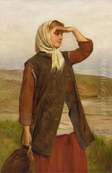 The Fisherman's Daughter Oil Painting by Charles Sillem Lidderdale