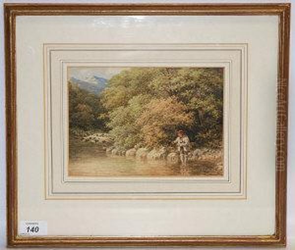 Welsh Fisherboy Oil Painting by John Henry Mole