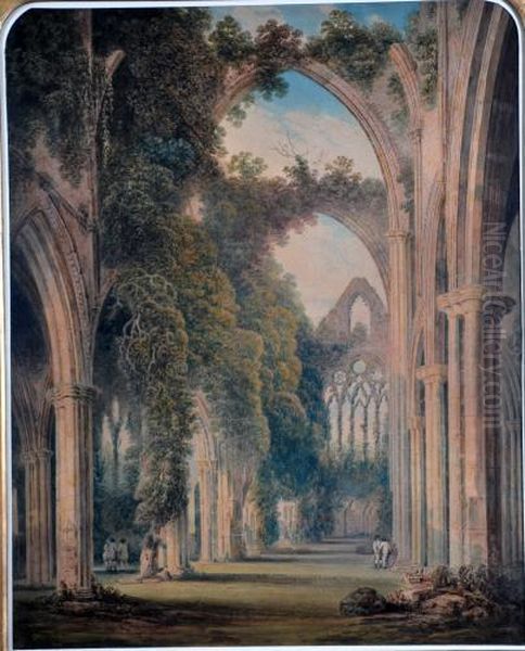  tintern Abbey  Oil Painting by Nicholson, F.