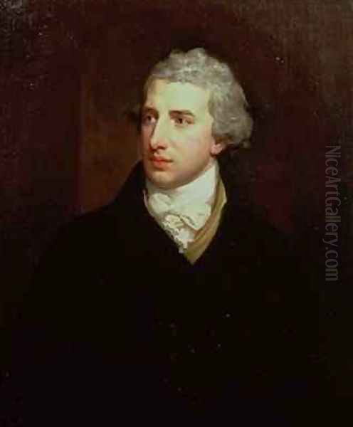 Portrait of Robert Stewart Viscount Castlereagh Oil Painting by Hugh Douglas Hamilton