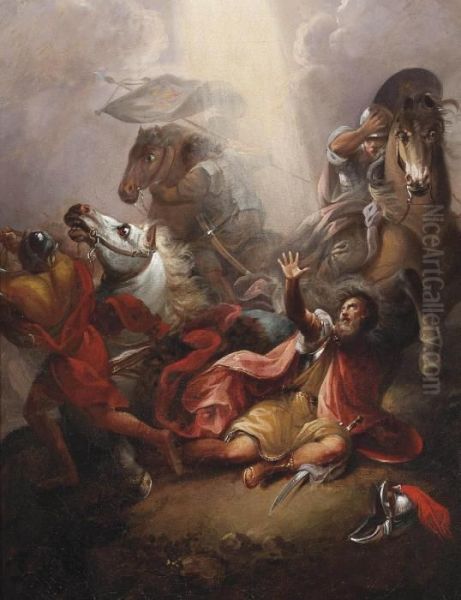 The Conversion Of Saint Paul Oil Painting by Richard Westall