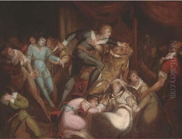 Hamlet: The Final Act Oil Painting by Richard Westall