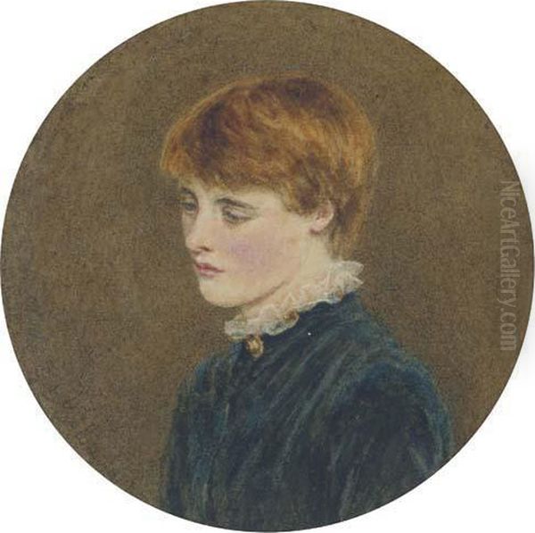 Portrait Of A Young Man Oil Painting by Helen Mary Elizabeth Allingham