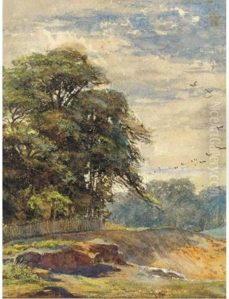 Hampstead Heath Oil Painting by Helen Mary Elizabeth Allingham