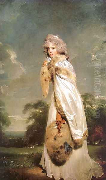 Elisabeth Farren, Later Countess of Derby Oil Painting by Sir Thomas Lawrence