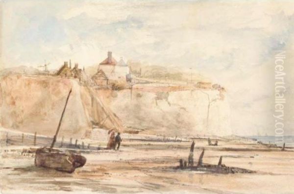 Coastal Scene Oil Painting by Thomas Gainsborough