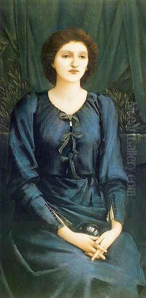 Portrait of La Baronne Madeleine Desandes Oil Painting by Sir Edward Coley Burne-Jones