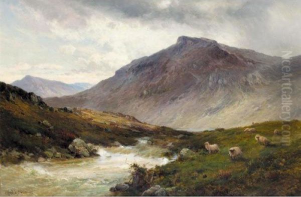 In Glencoe Oil Painting by Alfred de Breanski