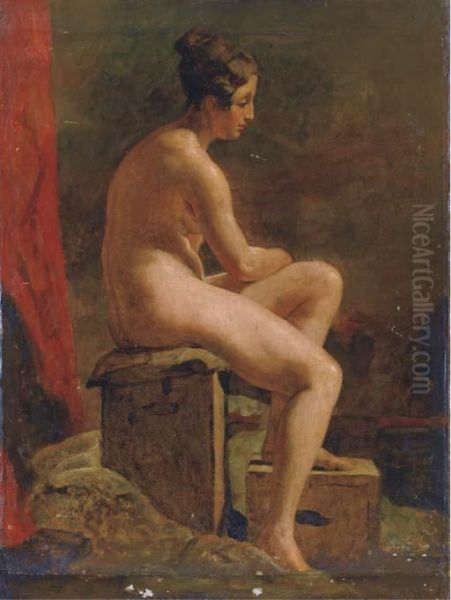 Academie De Femme Nue Oil Painting by William Etty