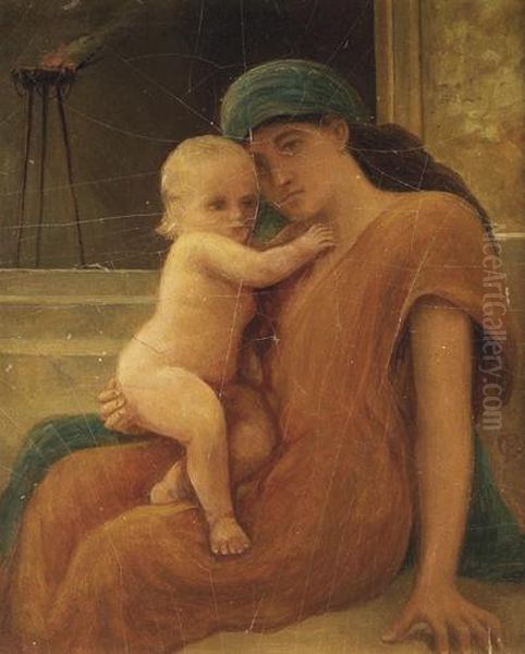 The Infant Samuel Oil Painting by Frederick Goodall