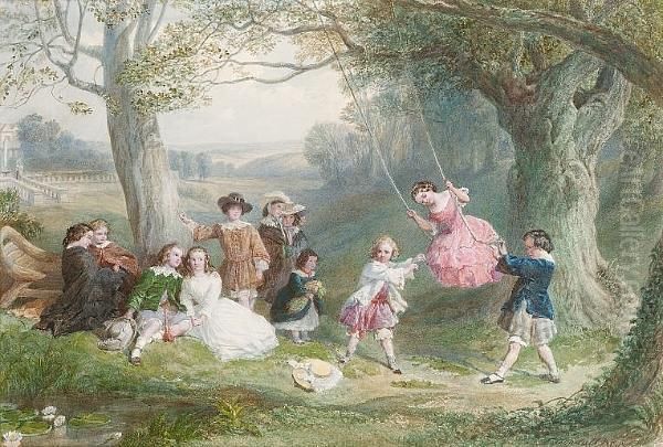 Fete Champetre Oil Painting by Frederick Goodall