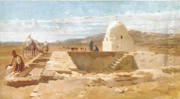 At The Well Oil Painting by Frederick Goodall