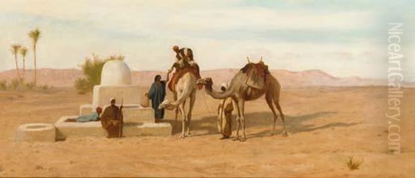 At The Well Oil Painting by Frederick Goodall