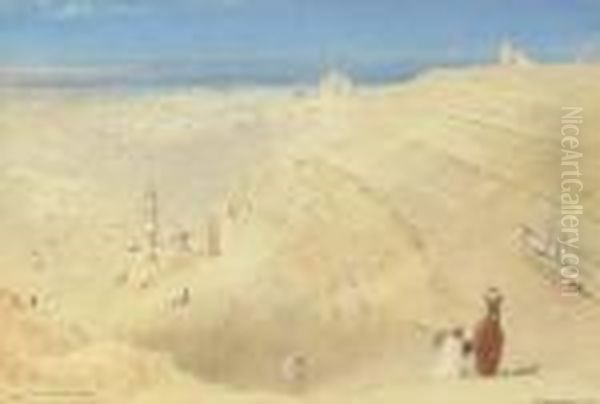 Cairo From The Mokattam Hills, Egypt Oil Painting by Albert Goodwin