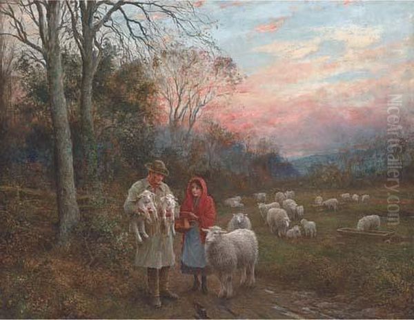 The First Sign Of Spring Oil Painting by Arthur Trevor Haddon