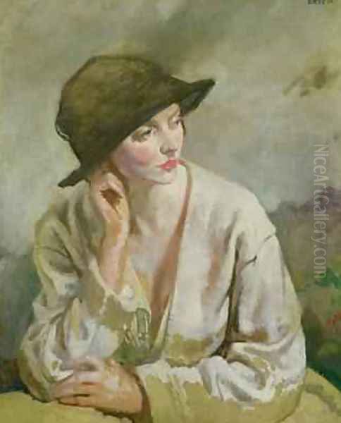 Portrait of Miss Sinclair Oil Painting by Sir William Newenham Montague Orpen