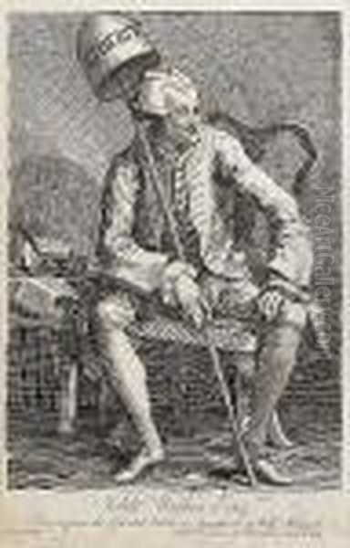 John Wilkes (paulson 214) Oil Painting by William Hogarth