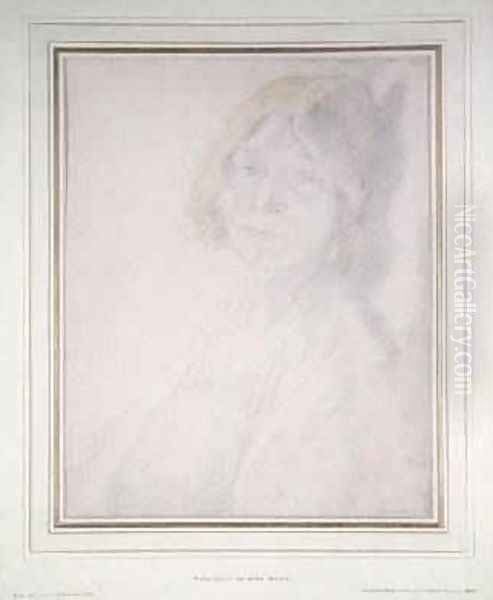 Portrait of Mrs Hone Oil Painting by Sir William Newenham Montague Orpen