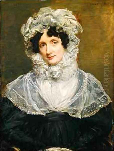 Portrait of Mrs Bolding 1832 Oil Painting by John Linnell